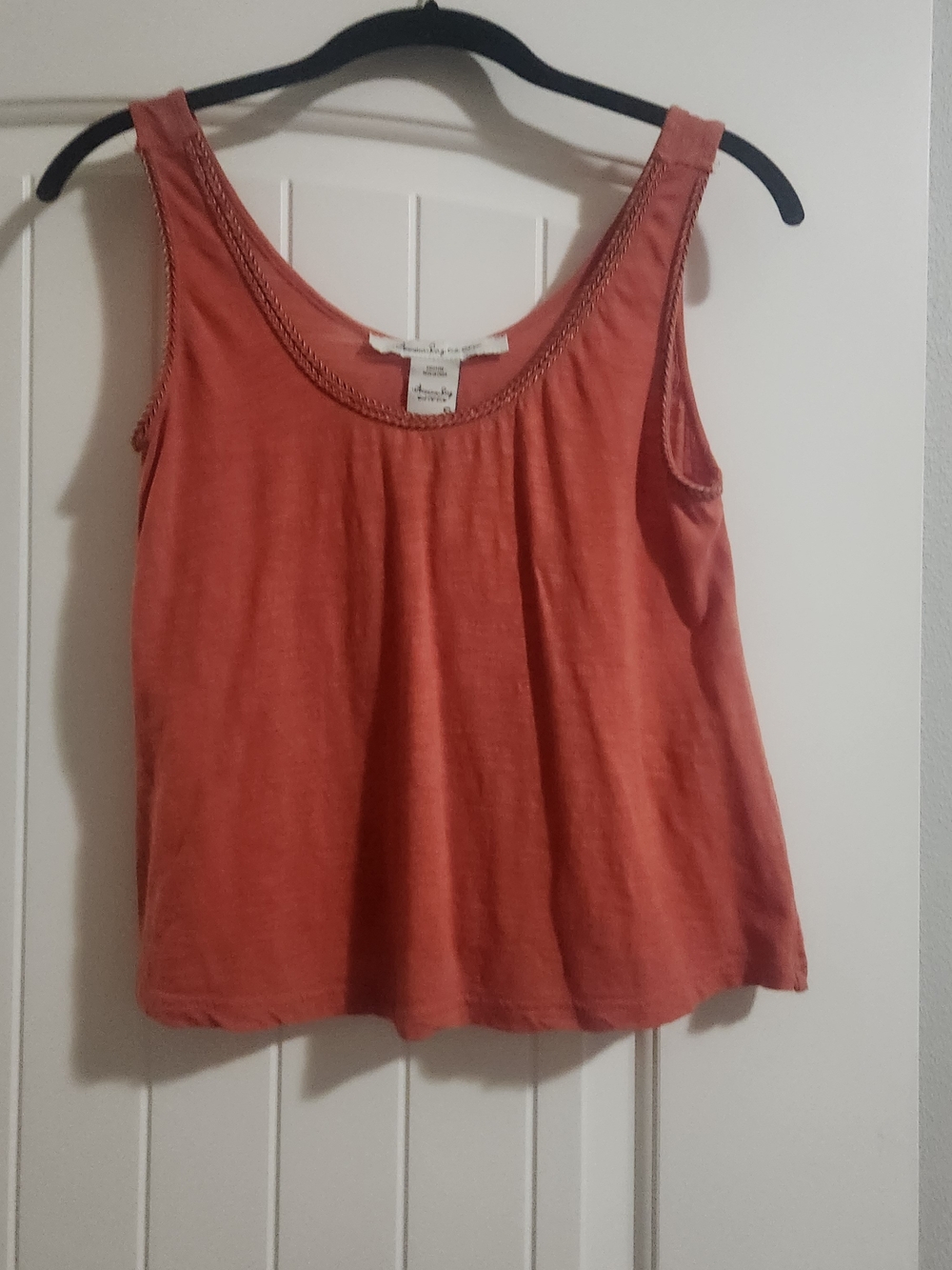 American Rag Scoop Neck Tank Top - Rust Orange